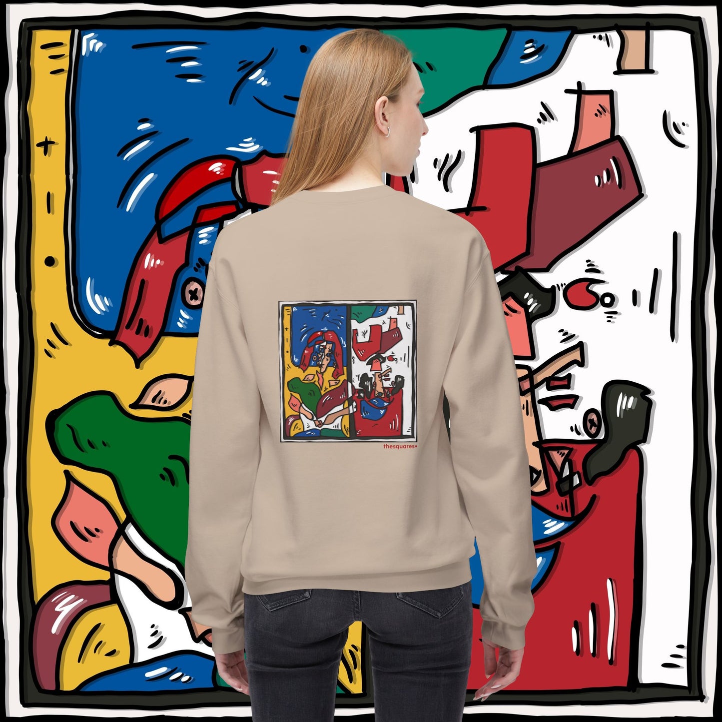 ‘timeisabitch’ - unisex softstyle fleece crewneck sweatshirt