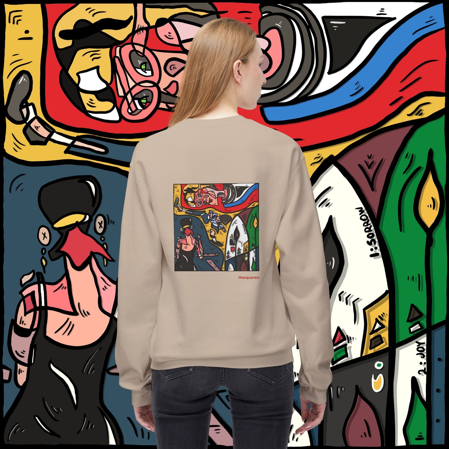 ‘14sorrow24joy’ - unisex softstyle fleece crewneck sweatshirt