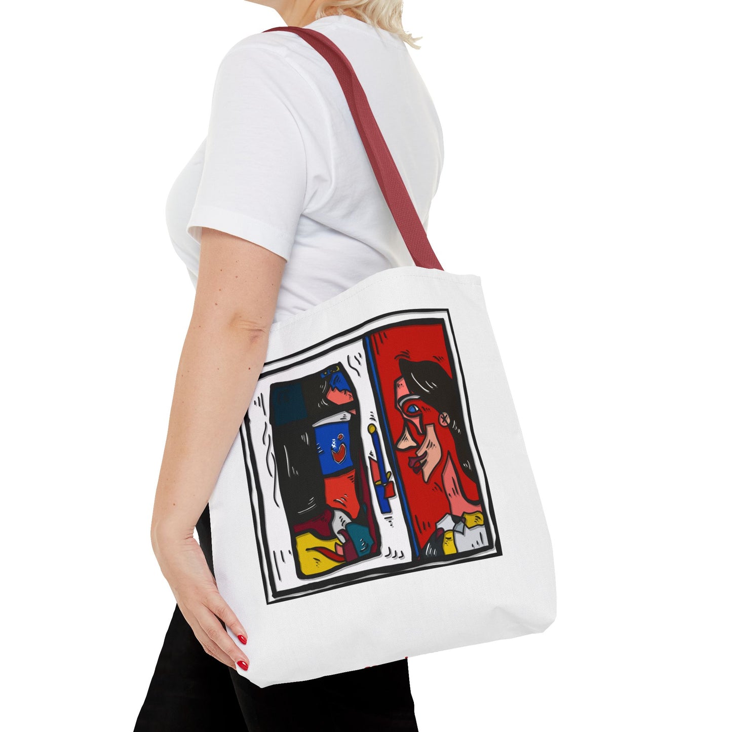 ‘doublepeakin’ - tote bag