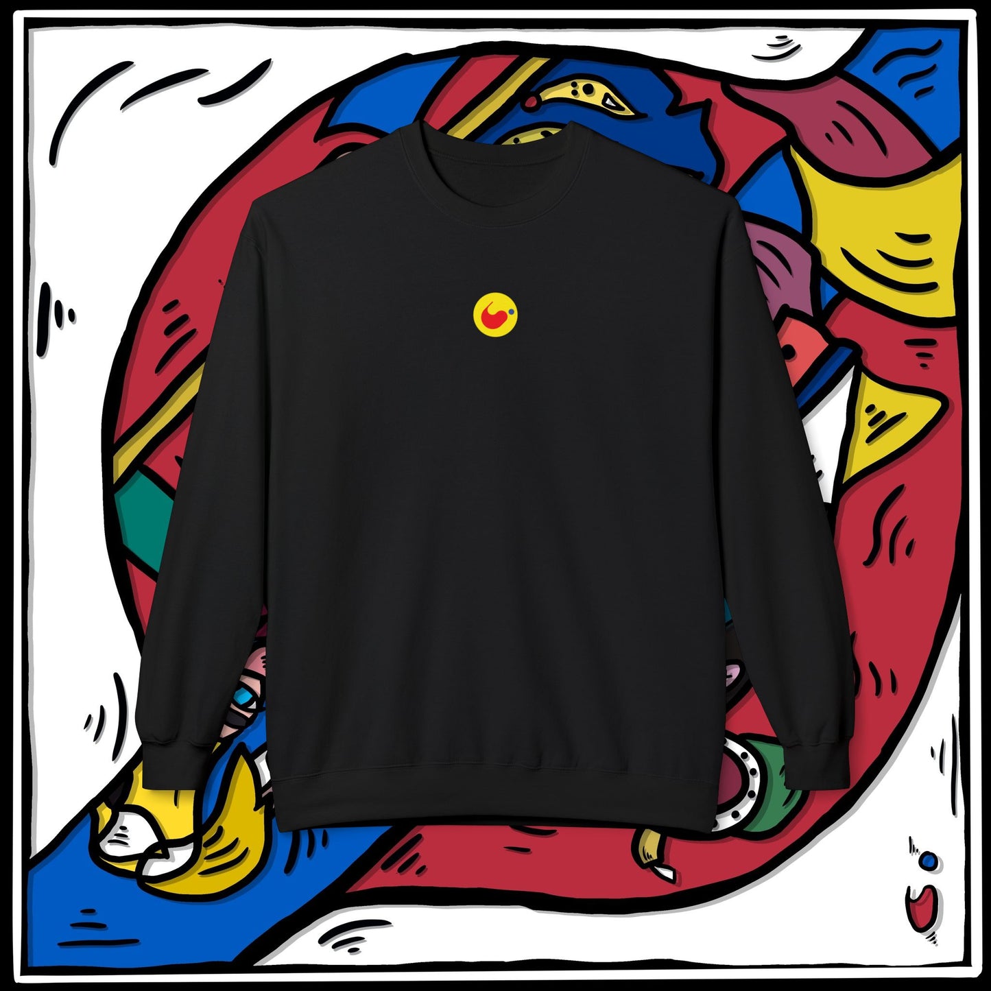 ‘tubin’  - unisex softstyle fleece crewneck sweatshirt