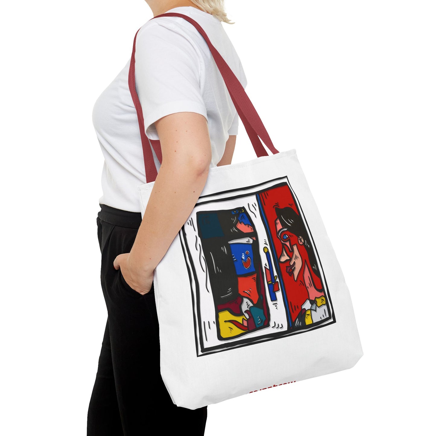 ‘doublepeakin’ - tote bag