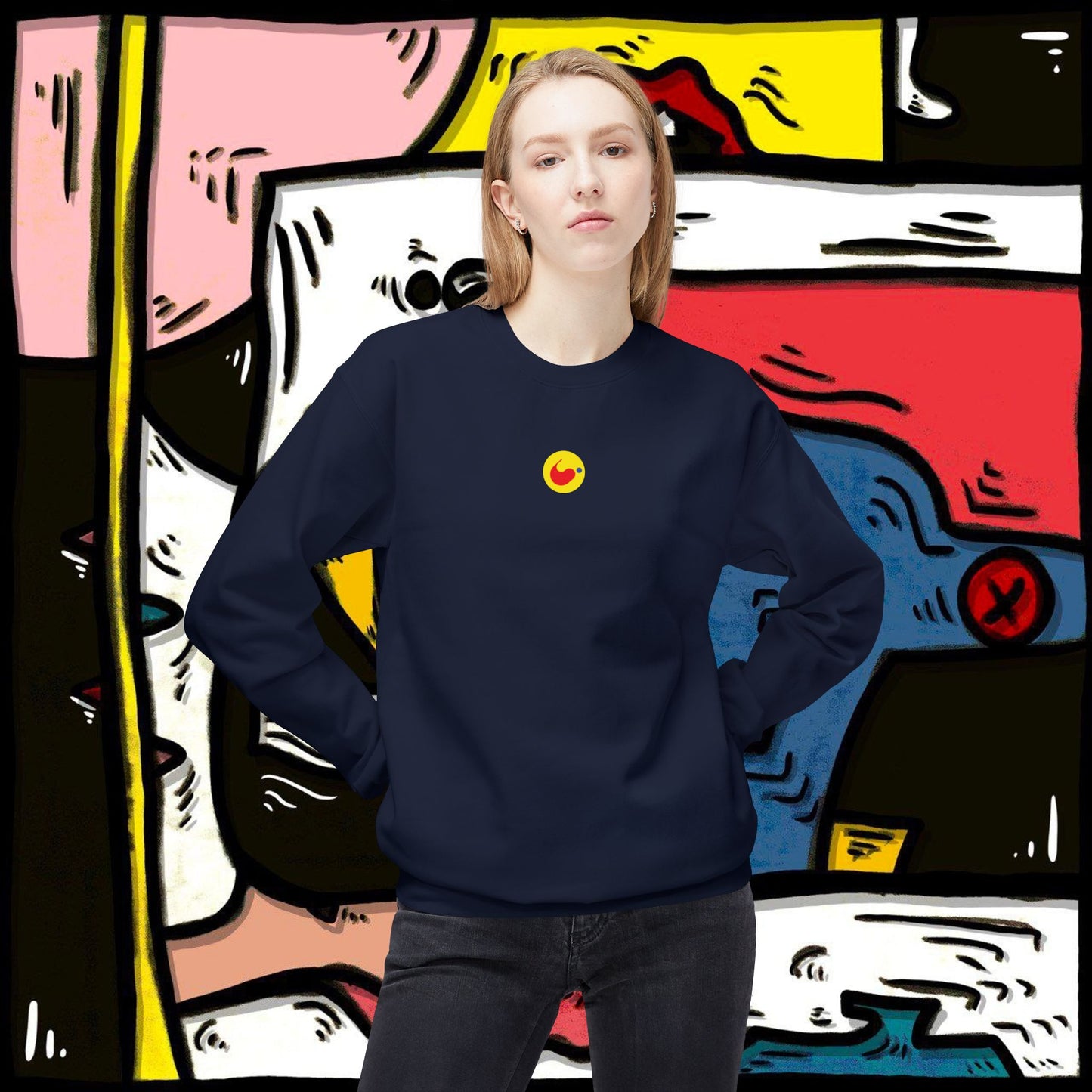 ‘almostforgot’  - unisex softstyle fleece crewneck sweatshirt