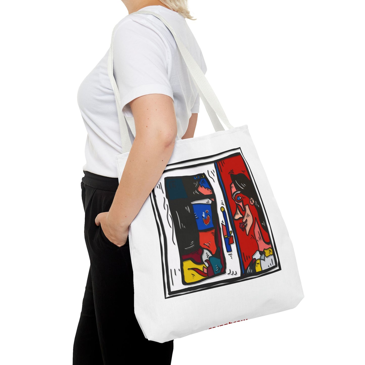 ‘doublepeakin’ - tote bag