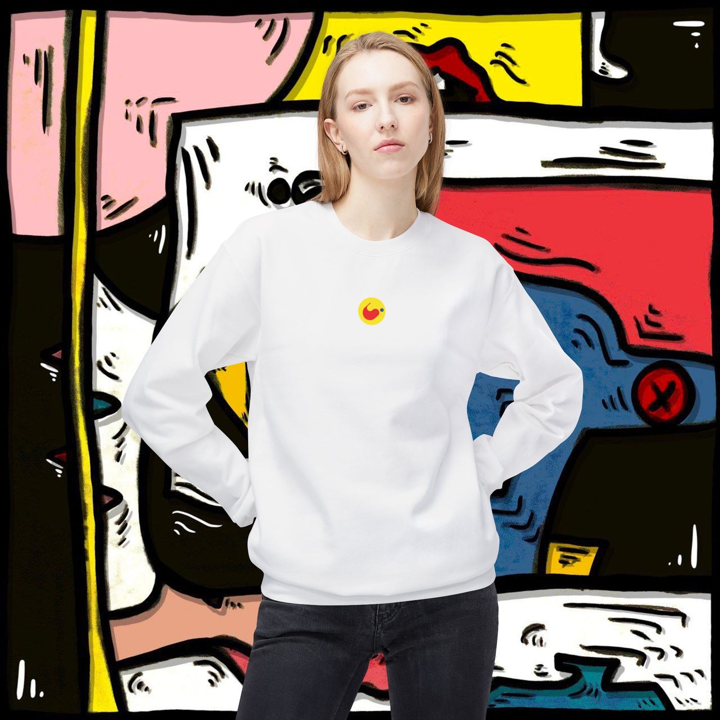 ‘almostforgot’  - unisex softstyle fleece crewneck sweatshirt