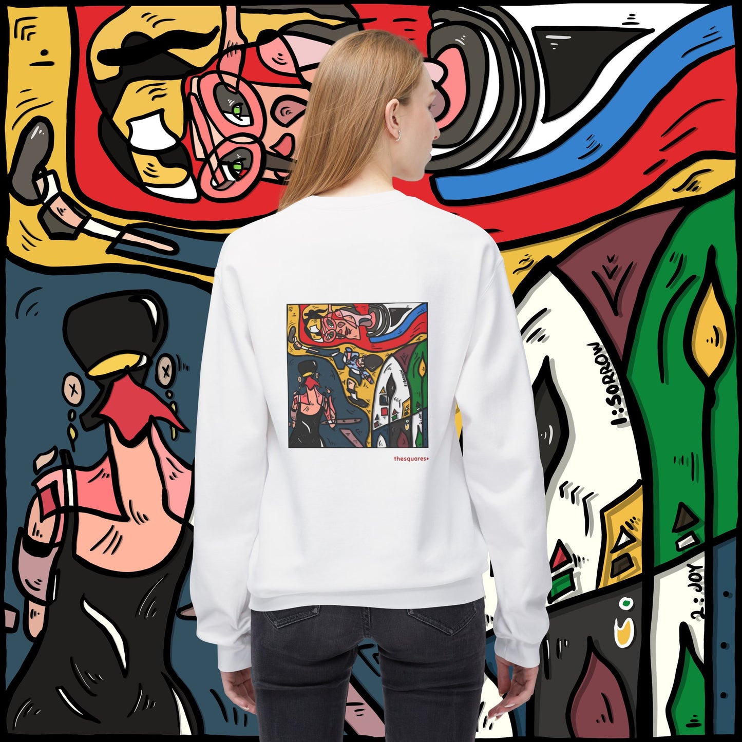 ‘14sorrow24joy’  - unisex softstyle fleece crewneck sweatshirt