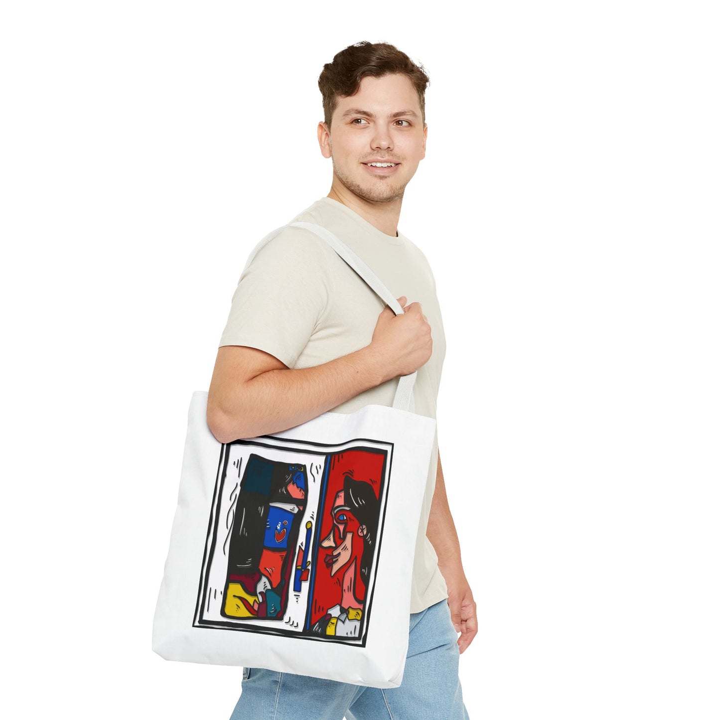 ‘doublepeakin’ - tote bag