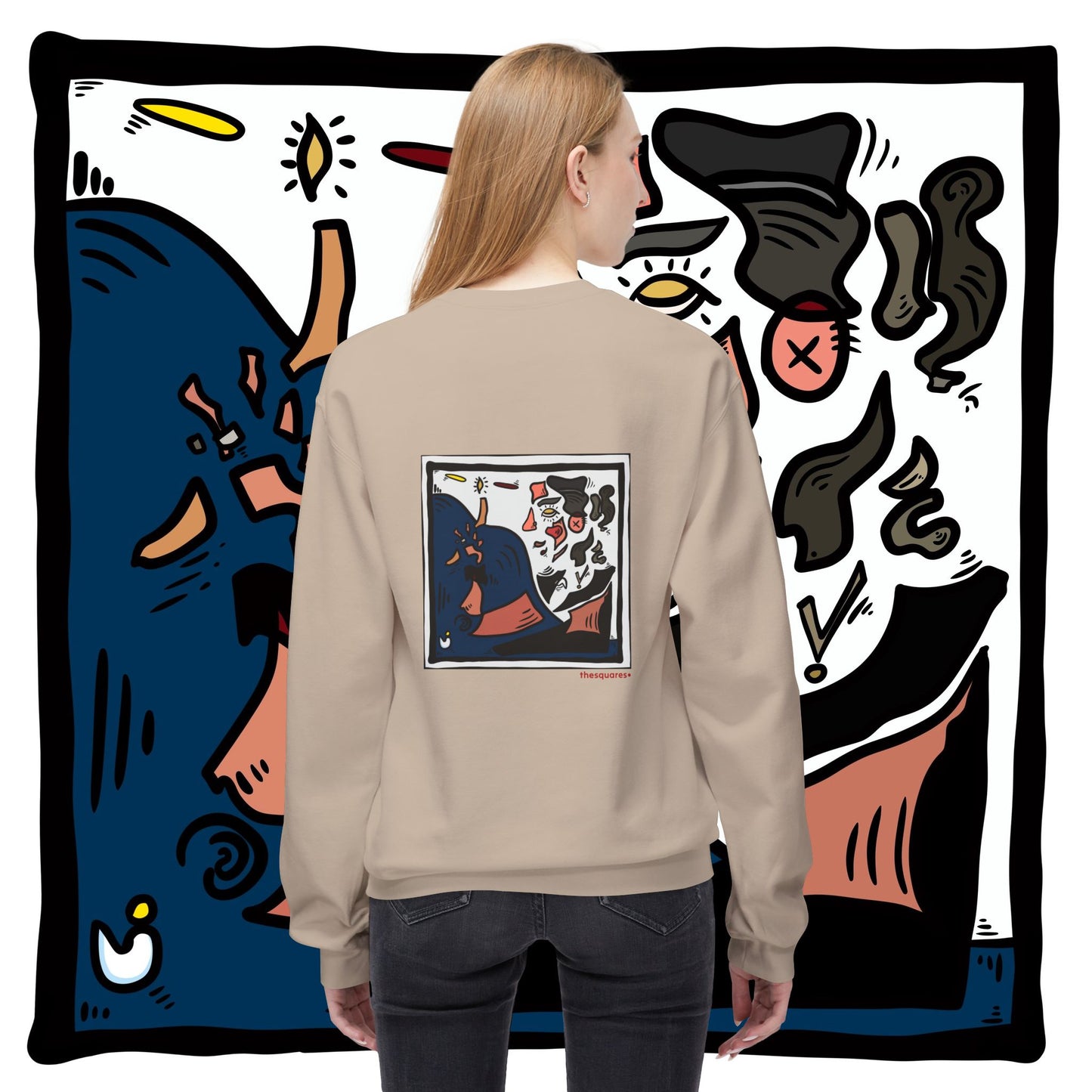 ‘ogmuse’  - unisex softstyle fleece crewneck sweatshirt