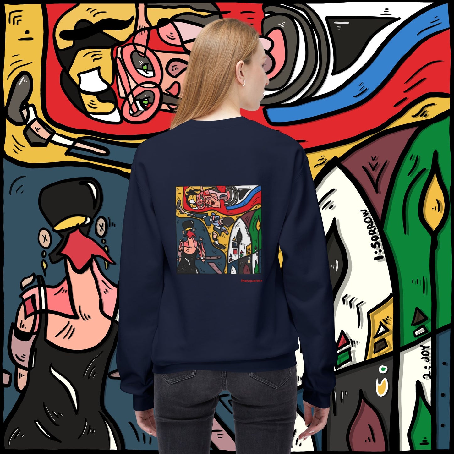 ‘14sorrow24joy’  - unisex softstyle fleece crewneck sweatshirt