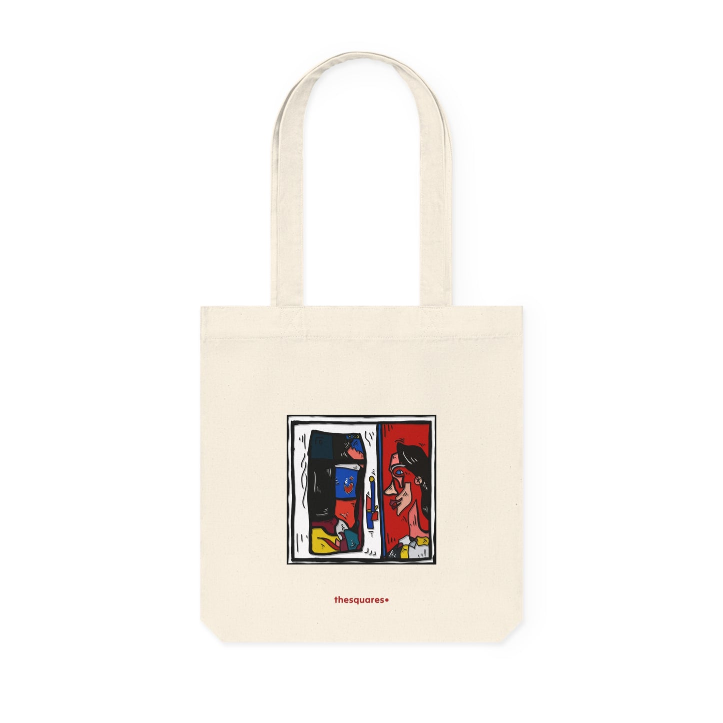 ‘doublepeakin’ - woven tote bag