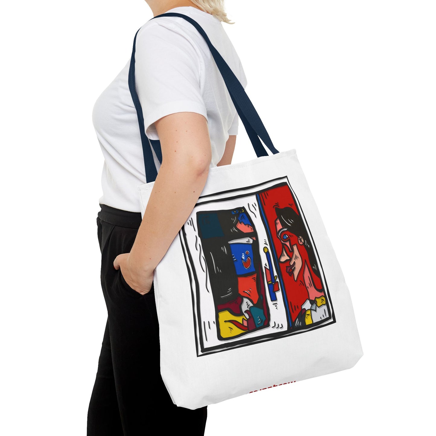 ‘doublepeakin’ - tote bag