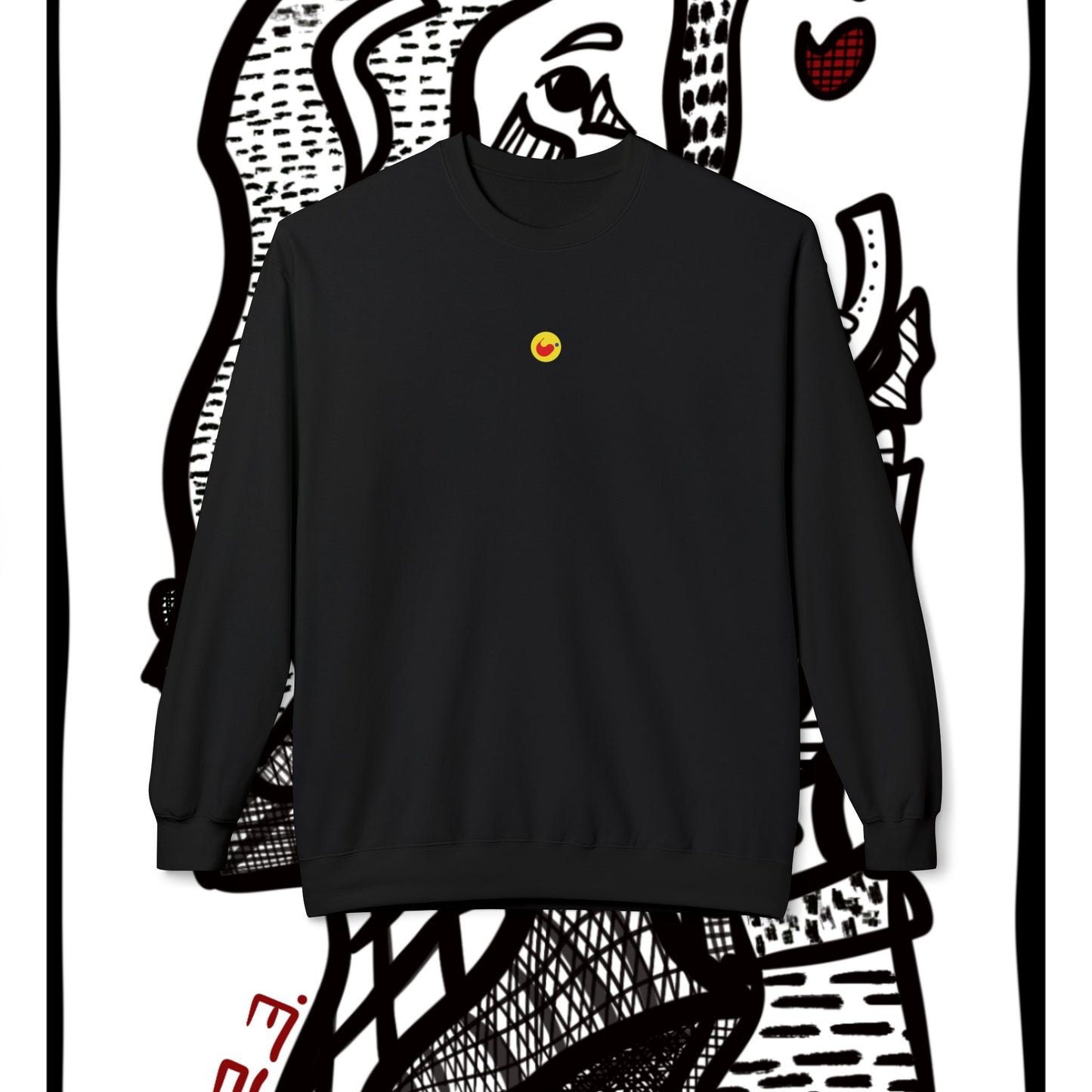 ‘burownmuse’  - unisex softstyle fleece crewneck sweatshirt