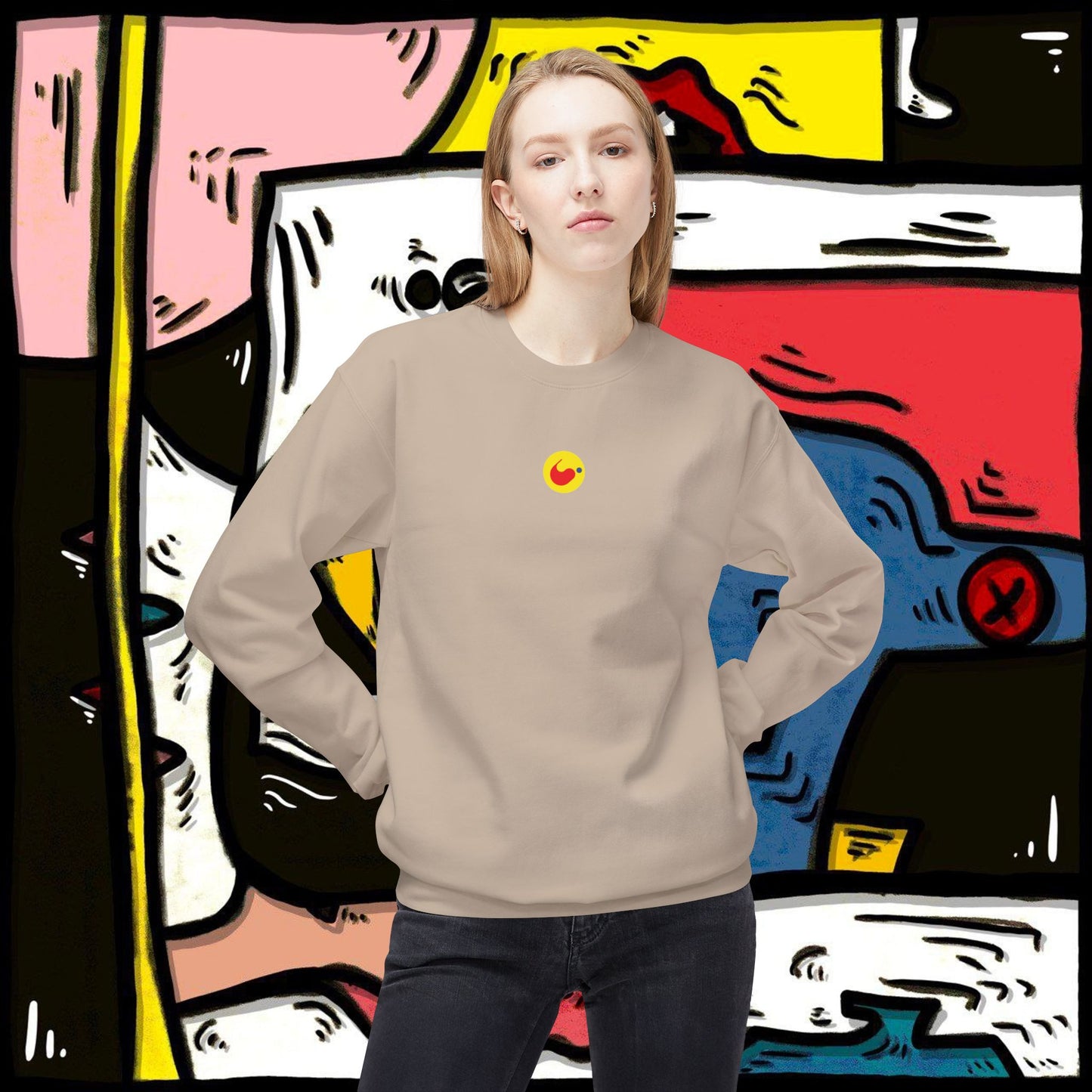 ‘almostforgot’  - unisex softstyle fleece crewneck sweatshirt