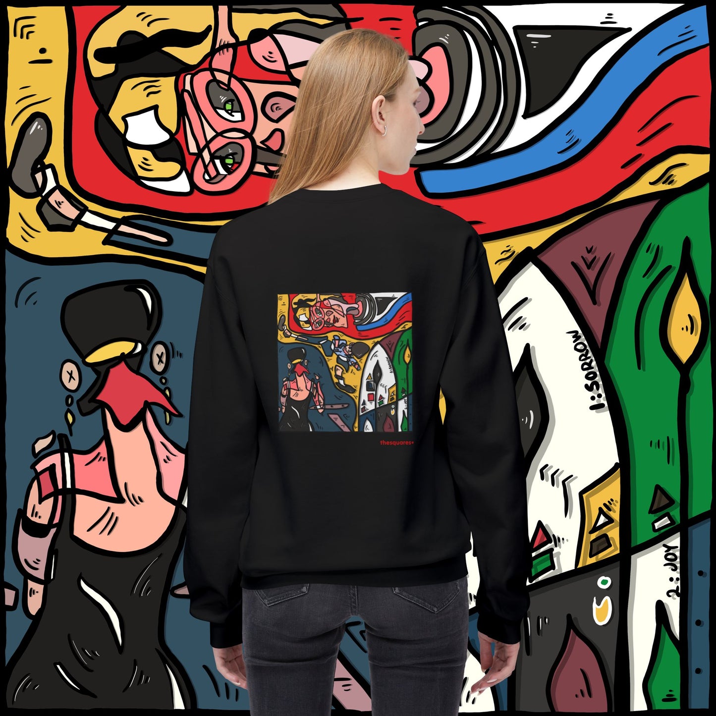 ‘14sorrow24joy’  - unisex softstyle fleece crewneck sweatshirt