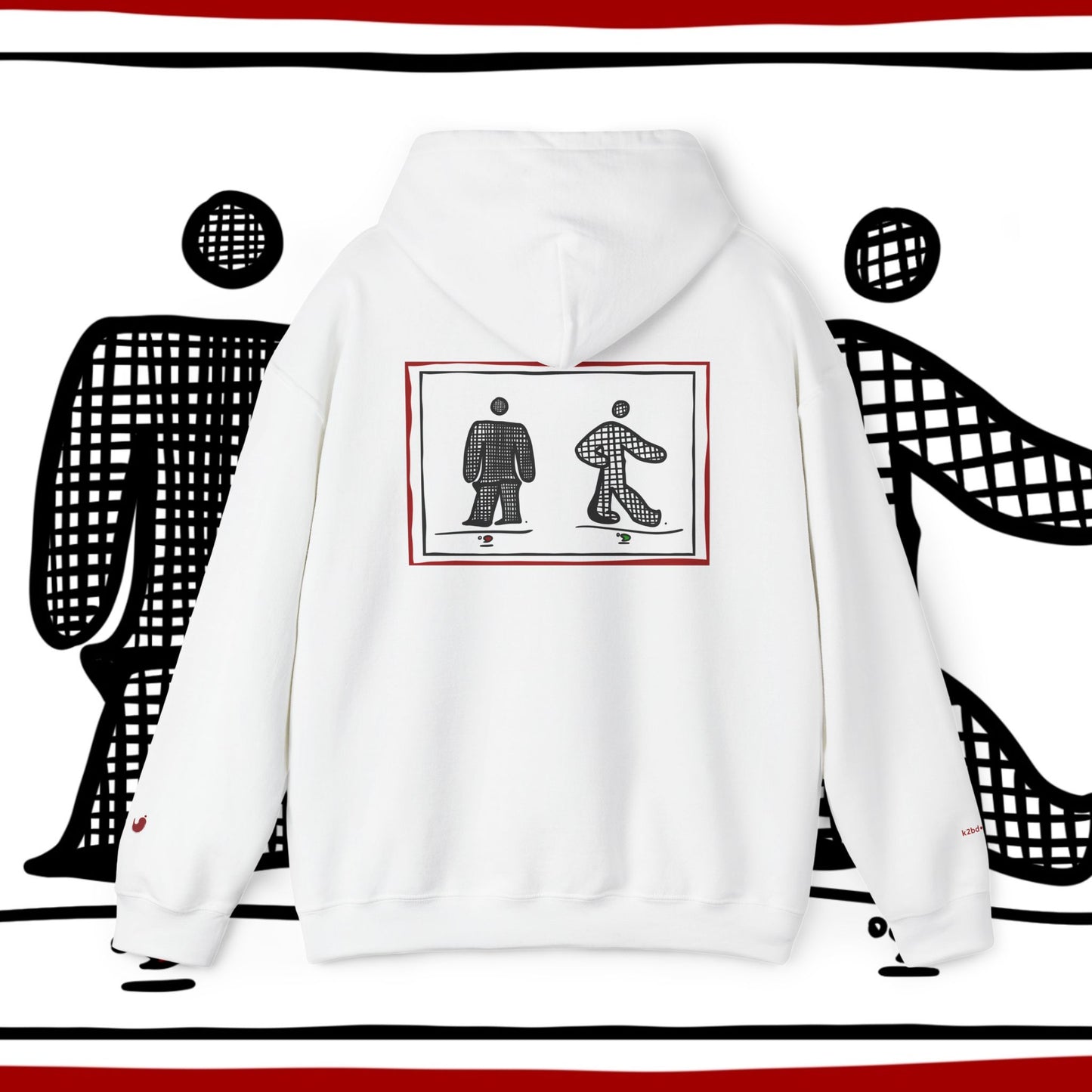 ‘wentdancingwithjeanmilburn’ - unisex hoodie.