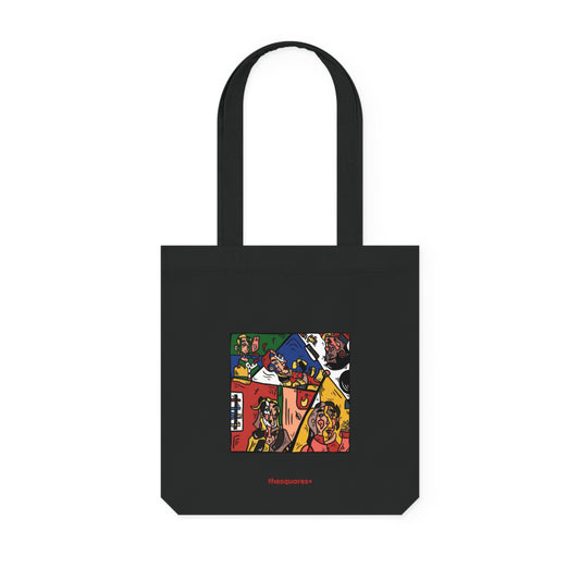 ‘saatchi’ - woven tote bag