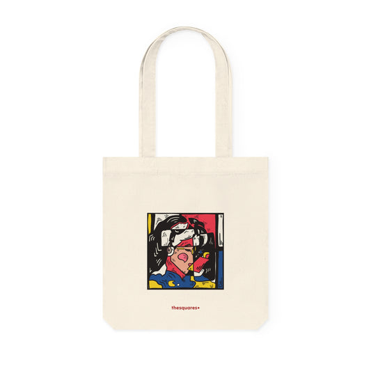 ‘allovertheplace’ - woven tote bag