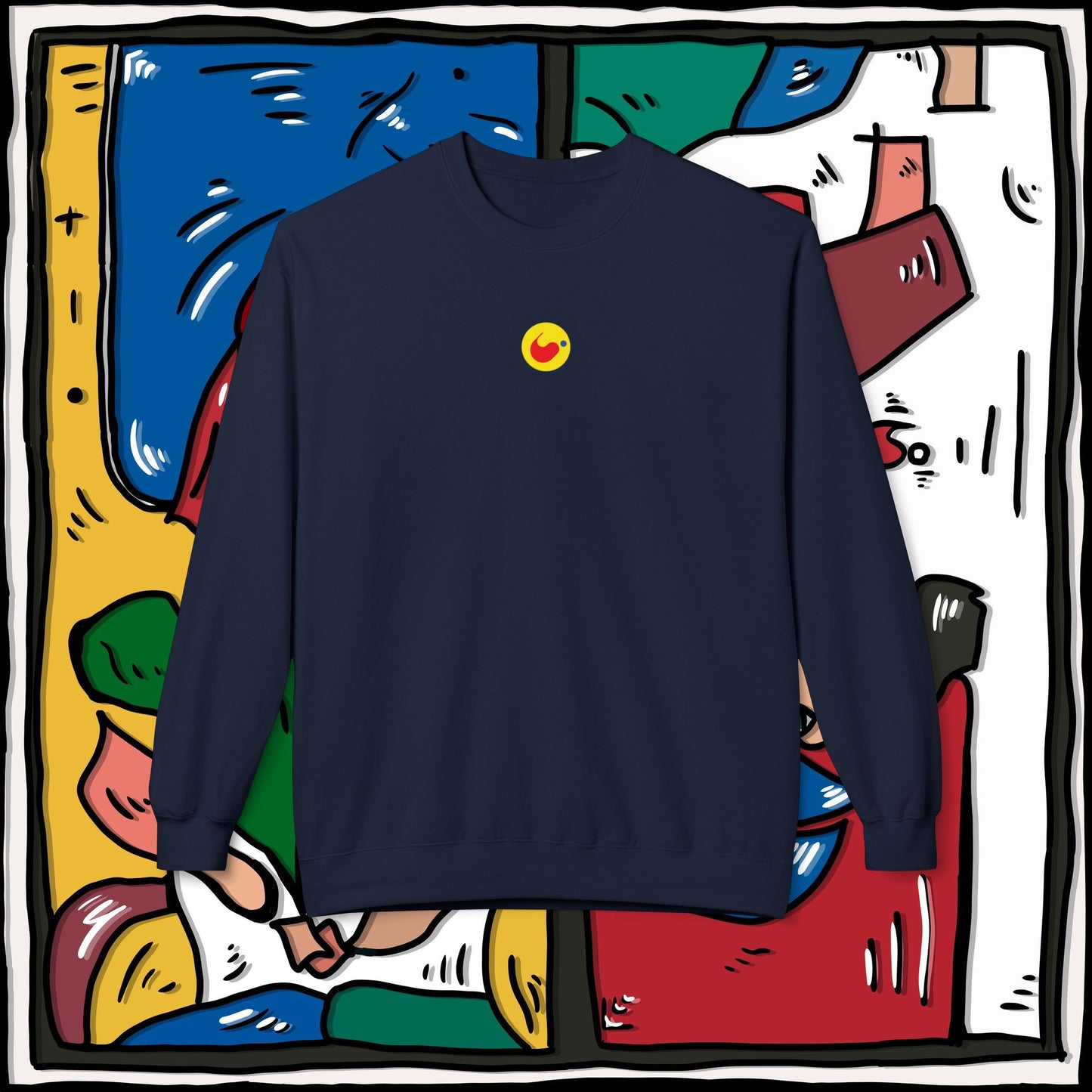 ‘timeisabitch’  - unisex softstyle fleece crewneck sweatshirt