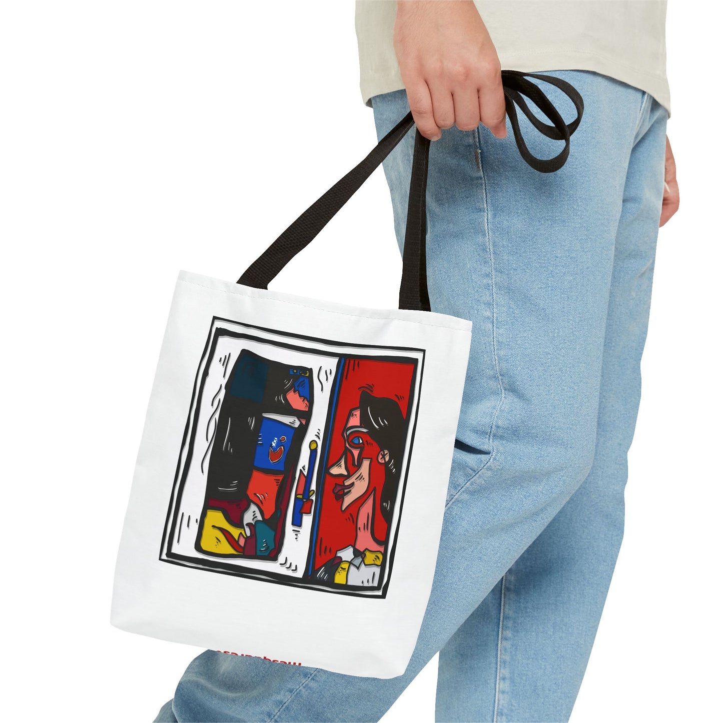 ‘doublepeakin’ - tote bag