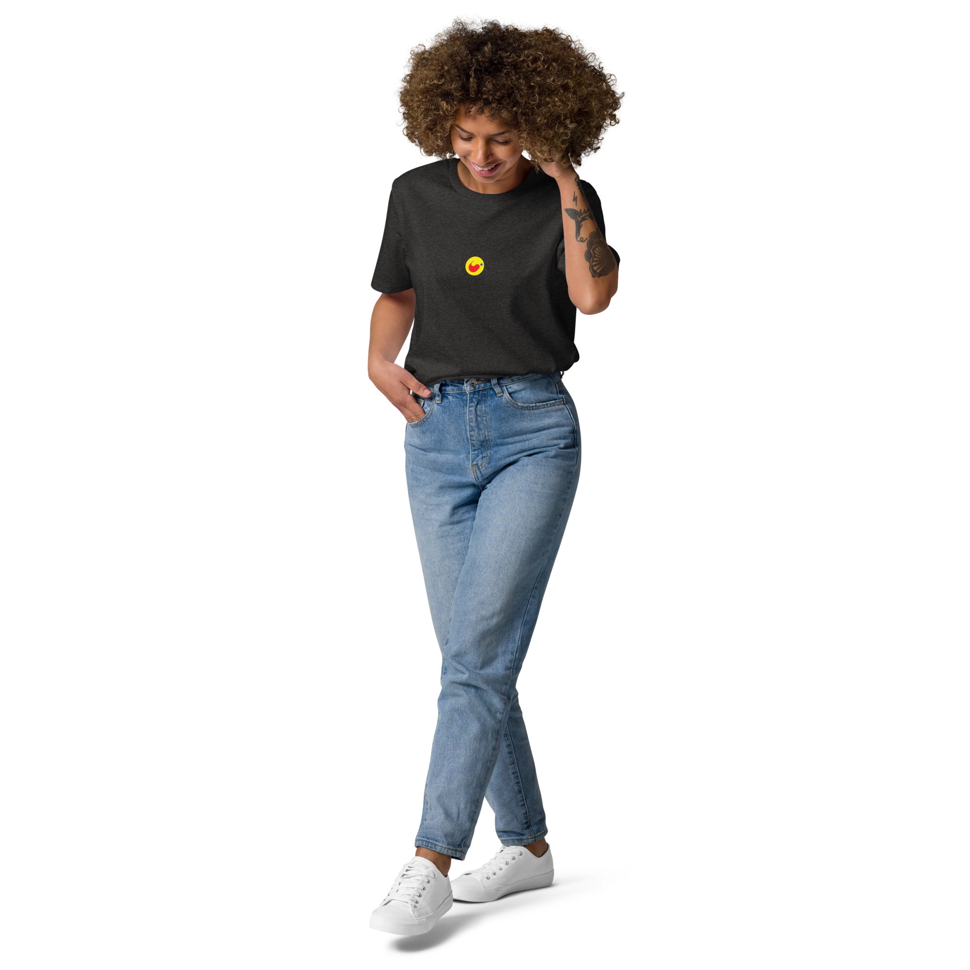 ladywiththepapillon' - Unisex organic cotton t-shirt – Sam